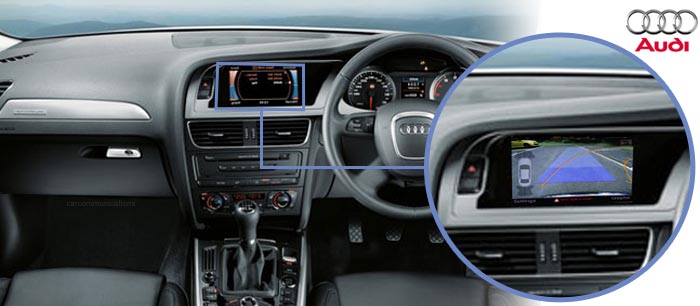 A4 reversing camera screen